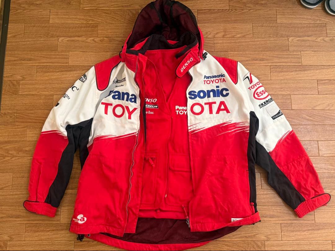 激レア TOYOTAレーシング ジャケット＋ベスト LL