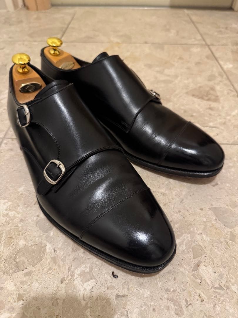 レイマー　ダブルモンクストラップ ドレスシューズ