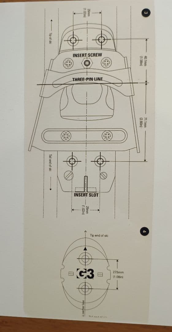 G3 TARGA タルガ T9 テレマークビンディング
