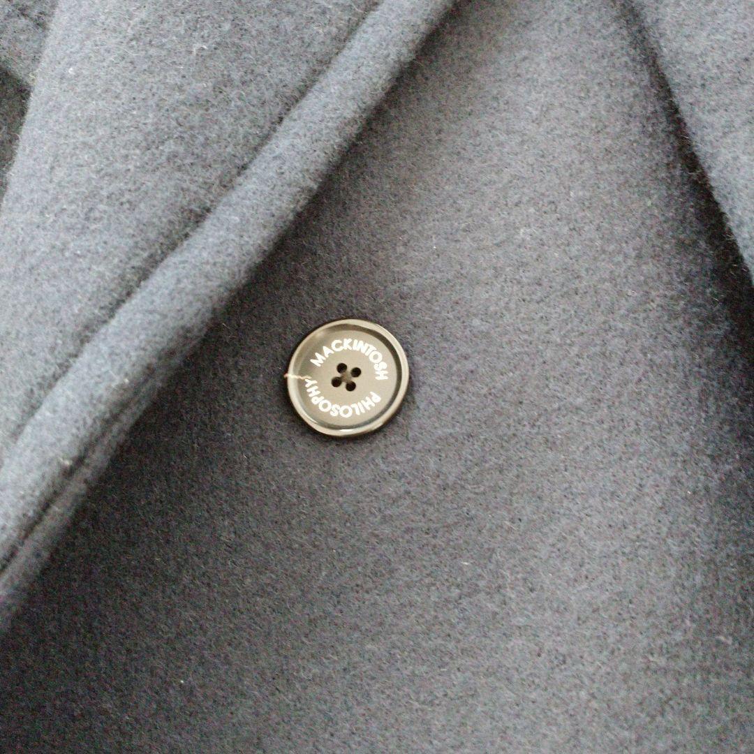 新品同様　マッキントッシュ　チェスターダブルコート　ウール　ネイビー 40