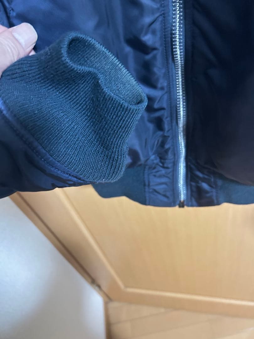 マルゲリータ アルファ MA-1 フライトジャケット ネイビー XL