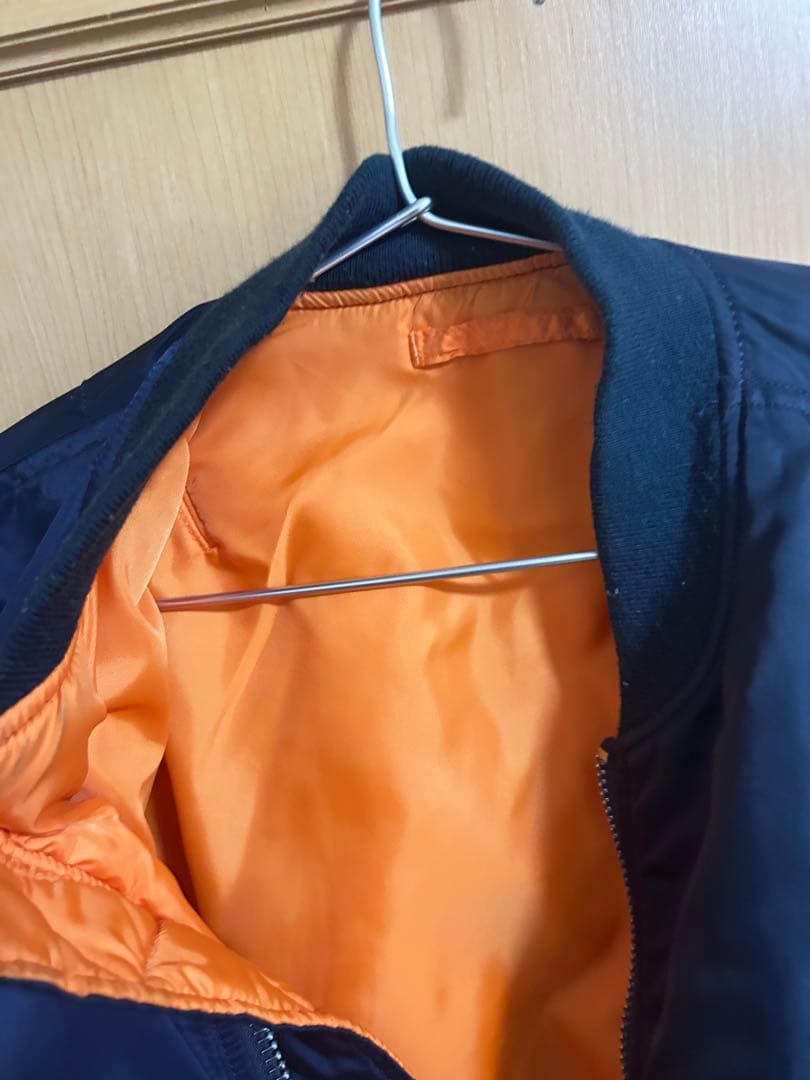 マルゲリータ アルファ MA-1 フライトジャケット ネイビー XL