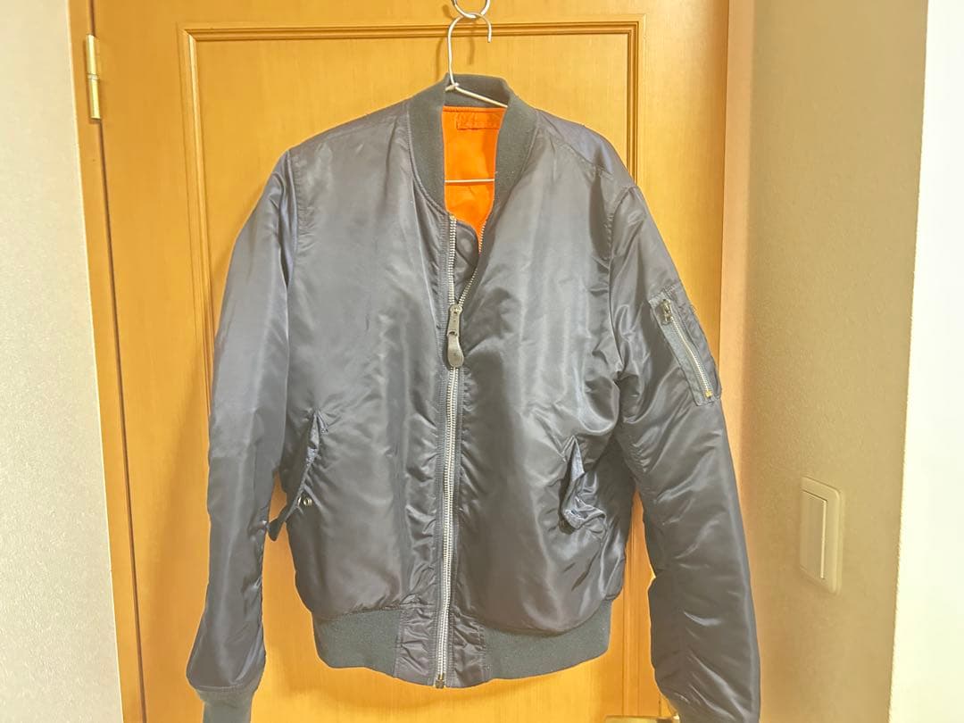 マルゲリータ アルファ MA-1 フライトジャケット ネイビー XL