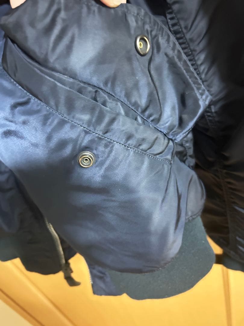 マルゲリータ アルファ MA-1 フライトジャケット ネイビー XL