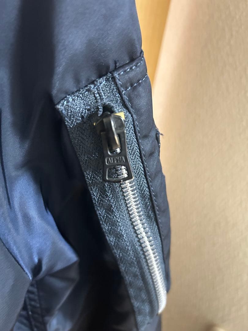 マルゲリータ アルファ MA-1 フライトジャケット ネイビー XL