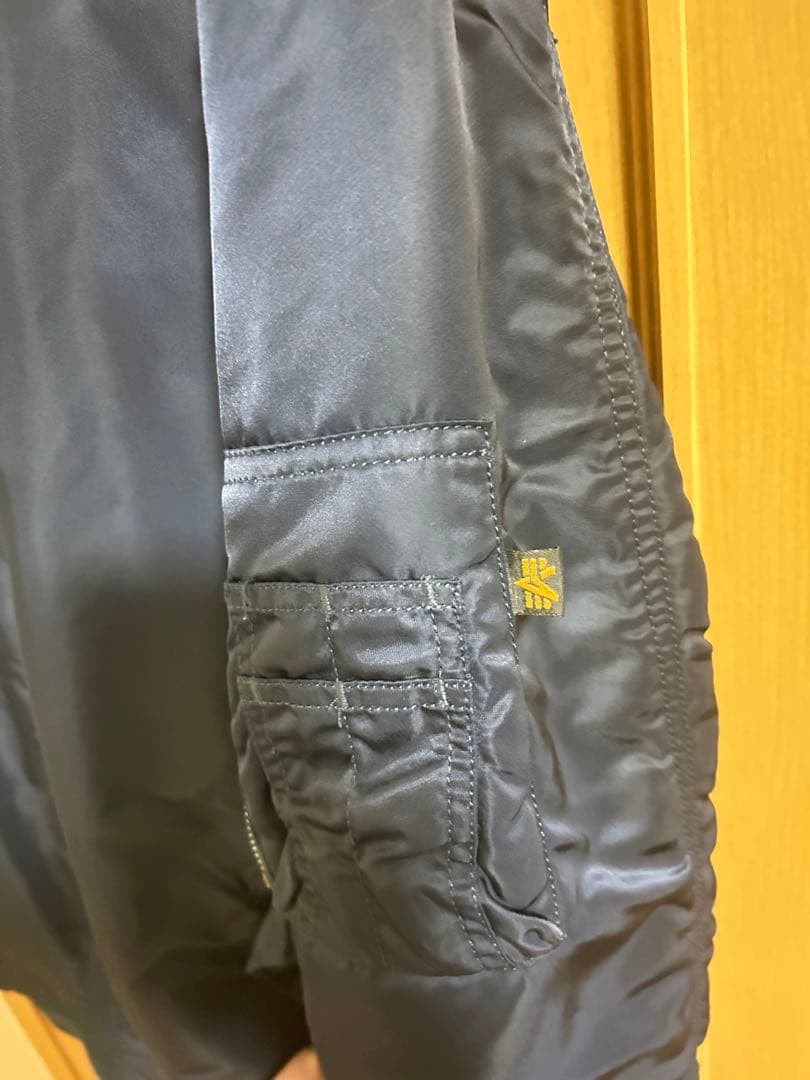 マルゲリータ アルファ MA-1 フライトジャケット ネイビー XL