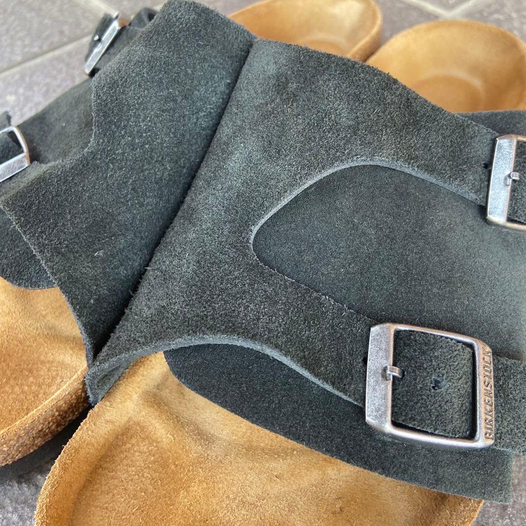 ビルケンシュトック チューリッヒ 42 27cm 黒 スエード レギュラー