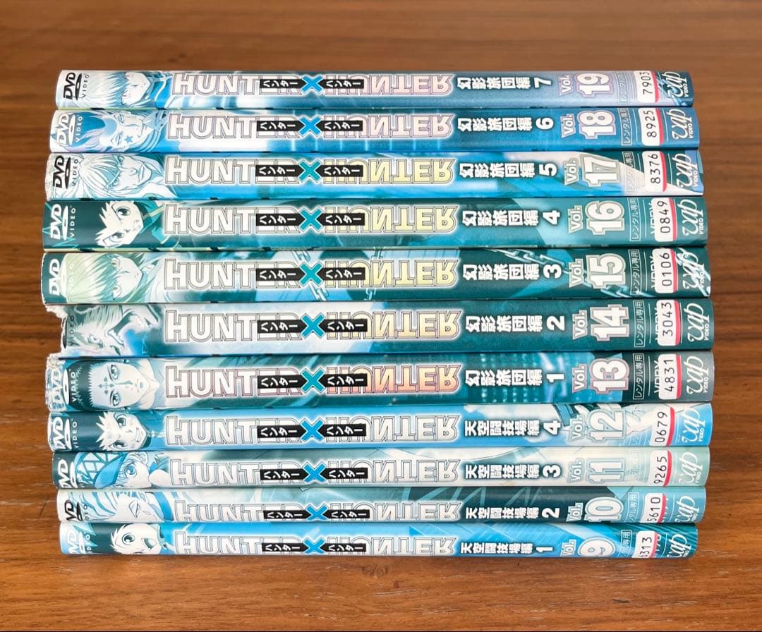 ハンター ハンター 天空闘技場編 全4巻＋幻影旅団編 全7巻 DVD