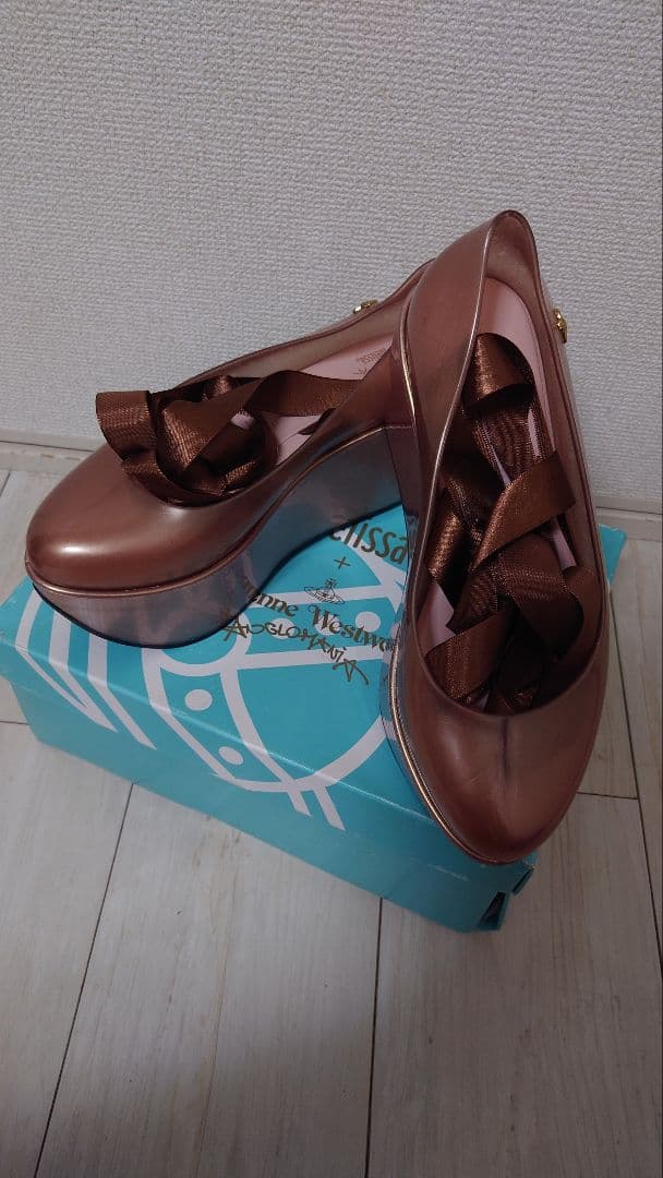 Vivienne×melissa ロッキンホースバレリーナ ゴールド 24cm