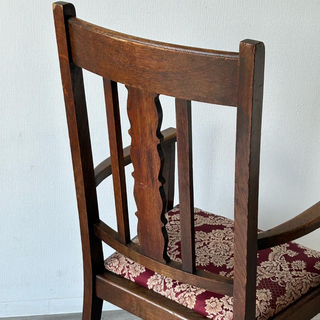 アンティーク 家具 アームチェア 椅子 1910年頃 英国 083A