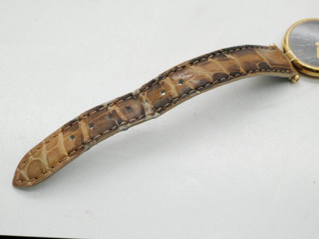 【稼働中】カルティエ マストヴァンドーム 925 ゴールド 電池式 腕時計