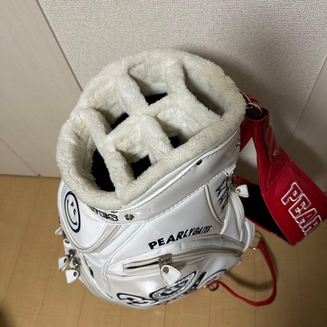 パーリーゲイツ30周年限定キャディバッグ 9inch ホワイト