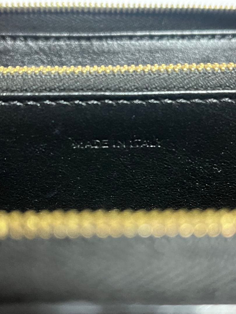 【高島屋購入品】CELINE セリーヌ ラウンドファスナー オールブラック