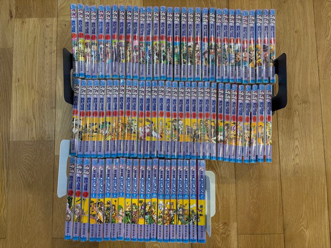 ジョジョの奇妙な冒険 1〜6部全巻セット　保護フィルム付き