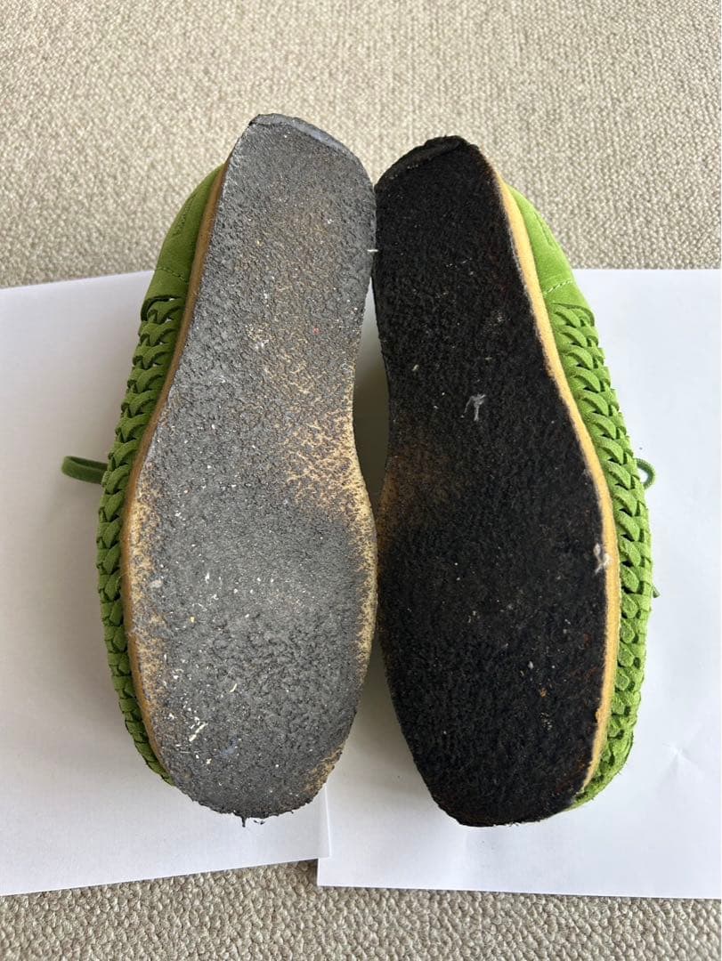 supreme × clarks Woven Wallabee グリーン