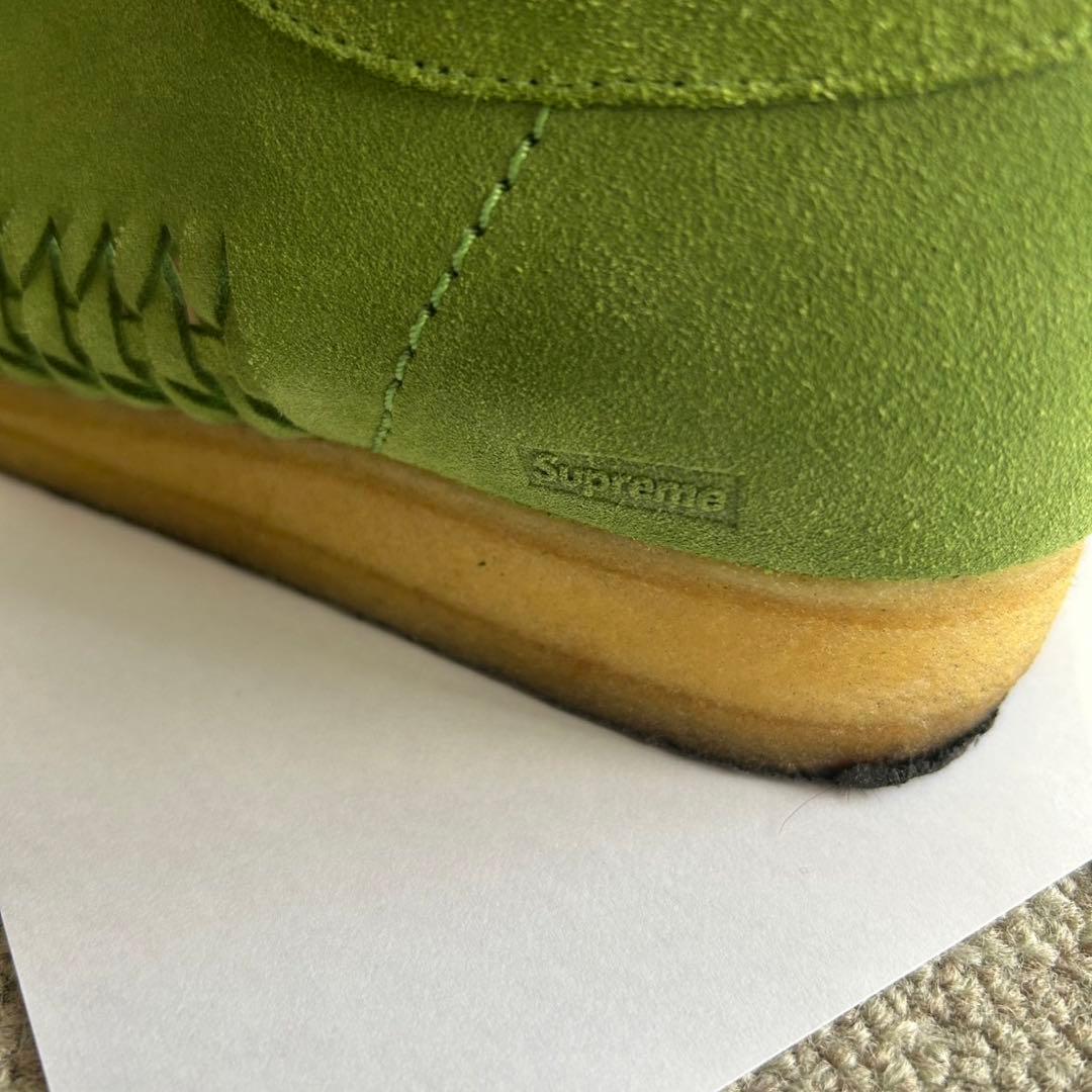 supreme × clarks Woven Wallabee グリーン