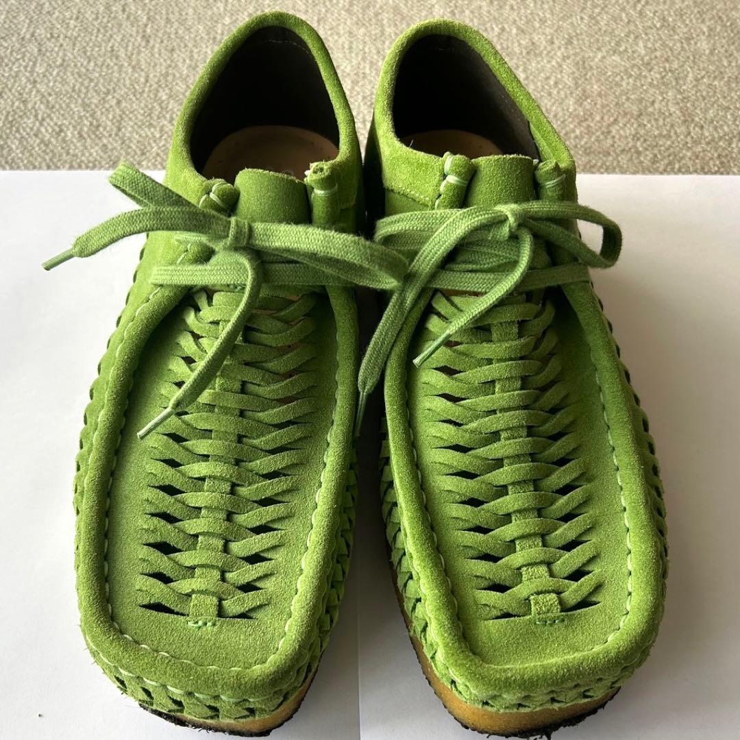 supreme × clarks Woven Wallabee グリーン