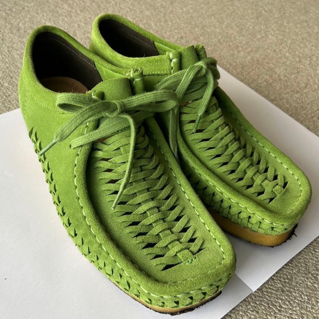 supreme × clarks Woven Wallabee グリーン