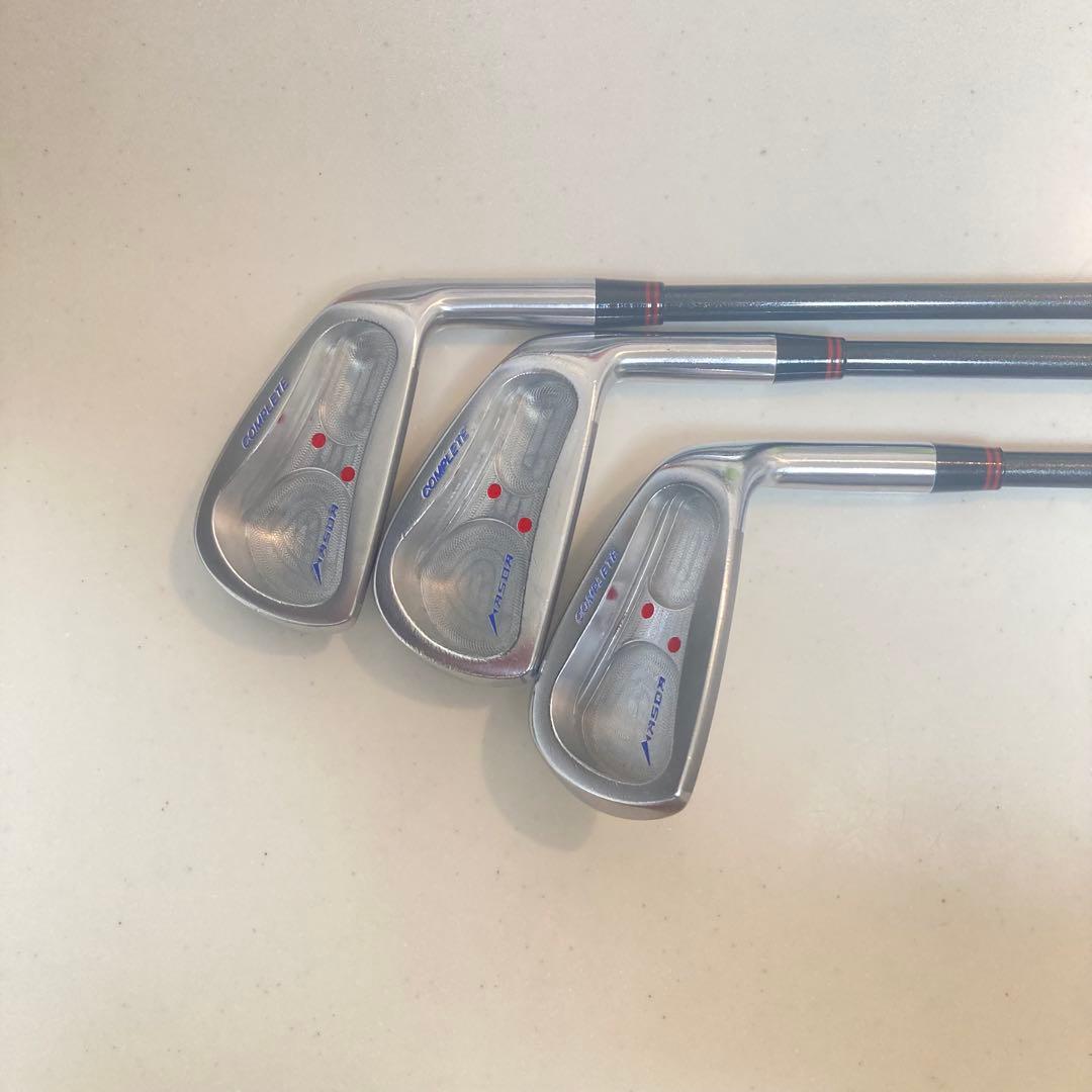 【希少】マスダゴルフ COMPLETE アイアン 3本（3I, 4I, PW）