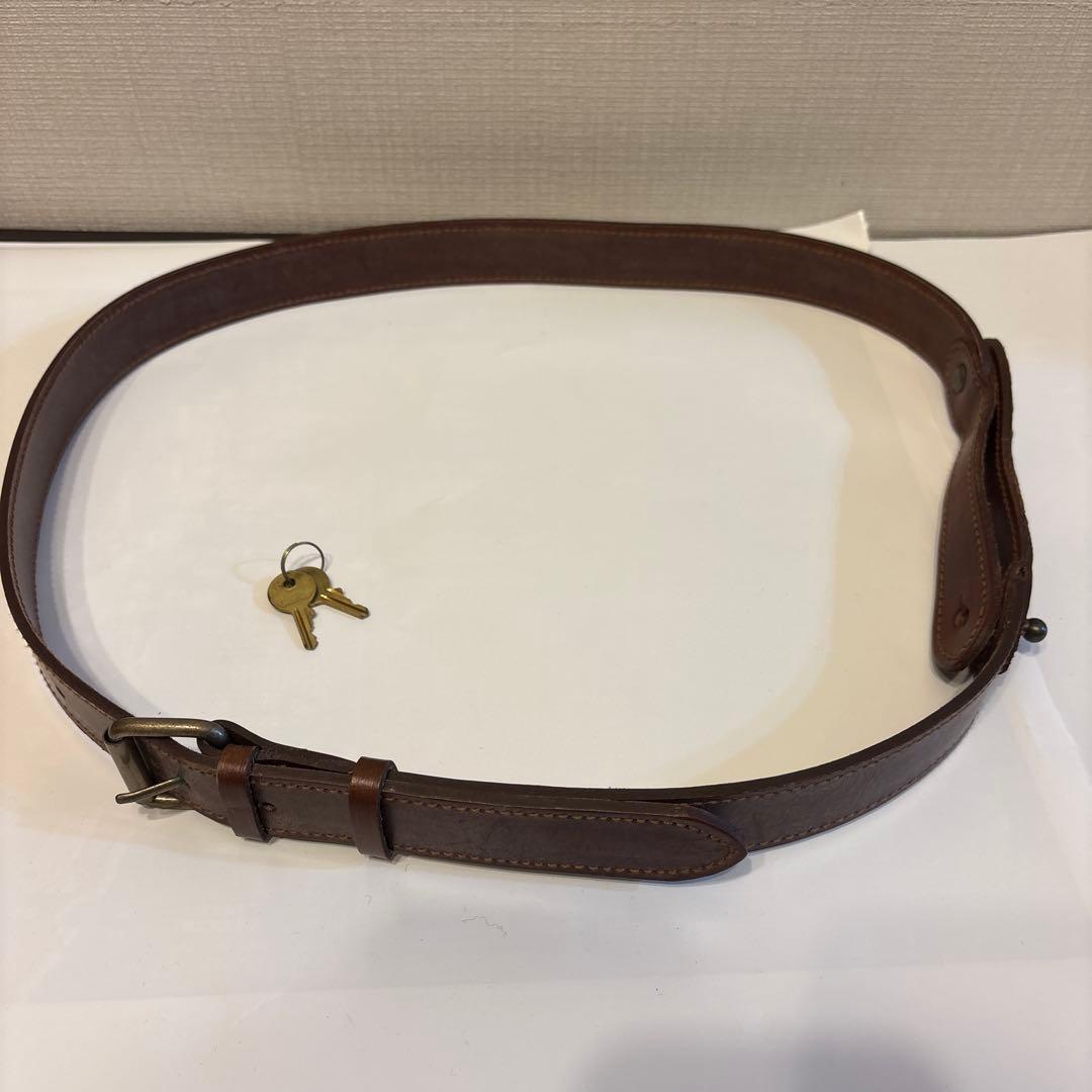 ラルフローレン レザーPVC 2way ブラックウォッチ ボストンバッグ　鍵付