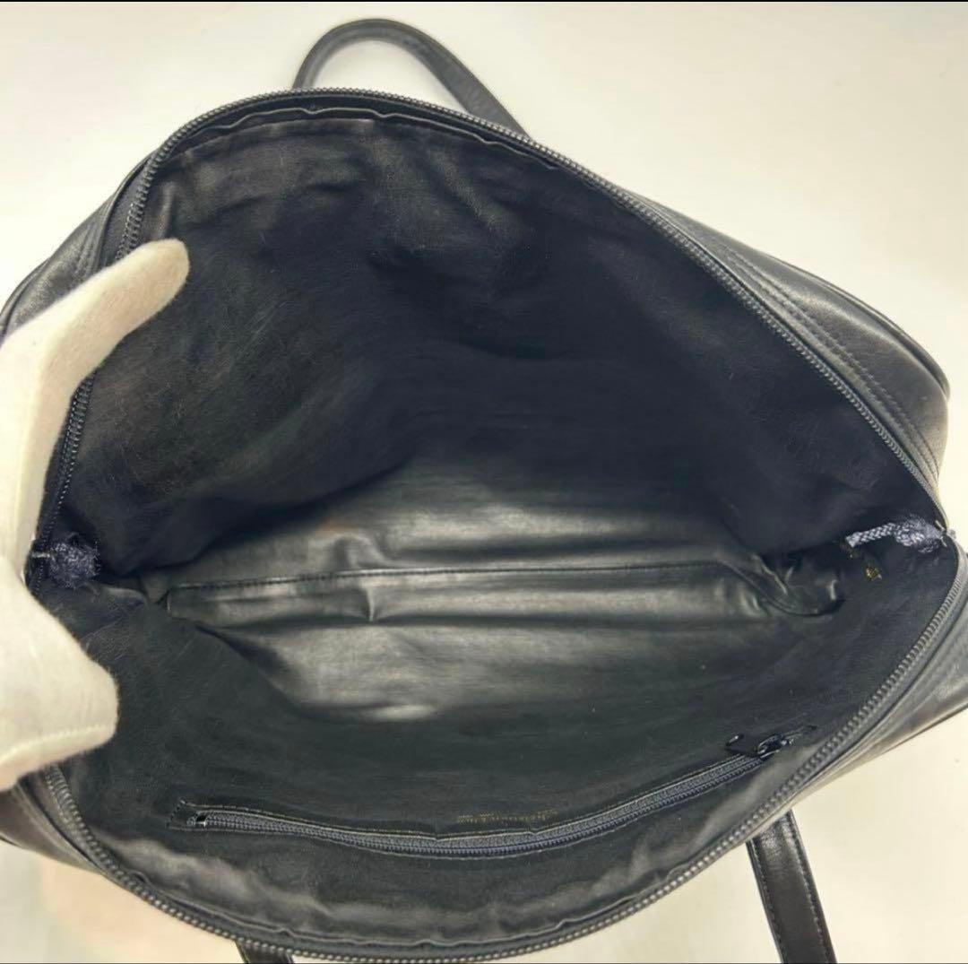 Dior CD金具 レザー ショルダーバッグ オールレザー ブラック