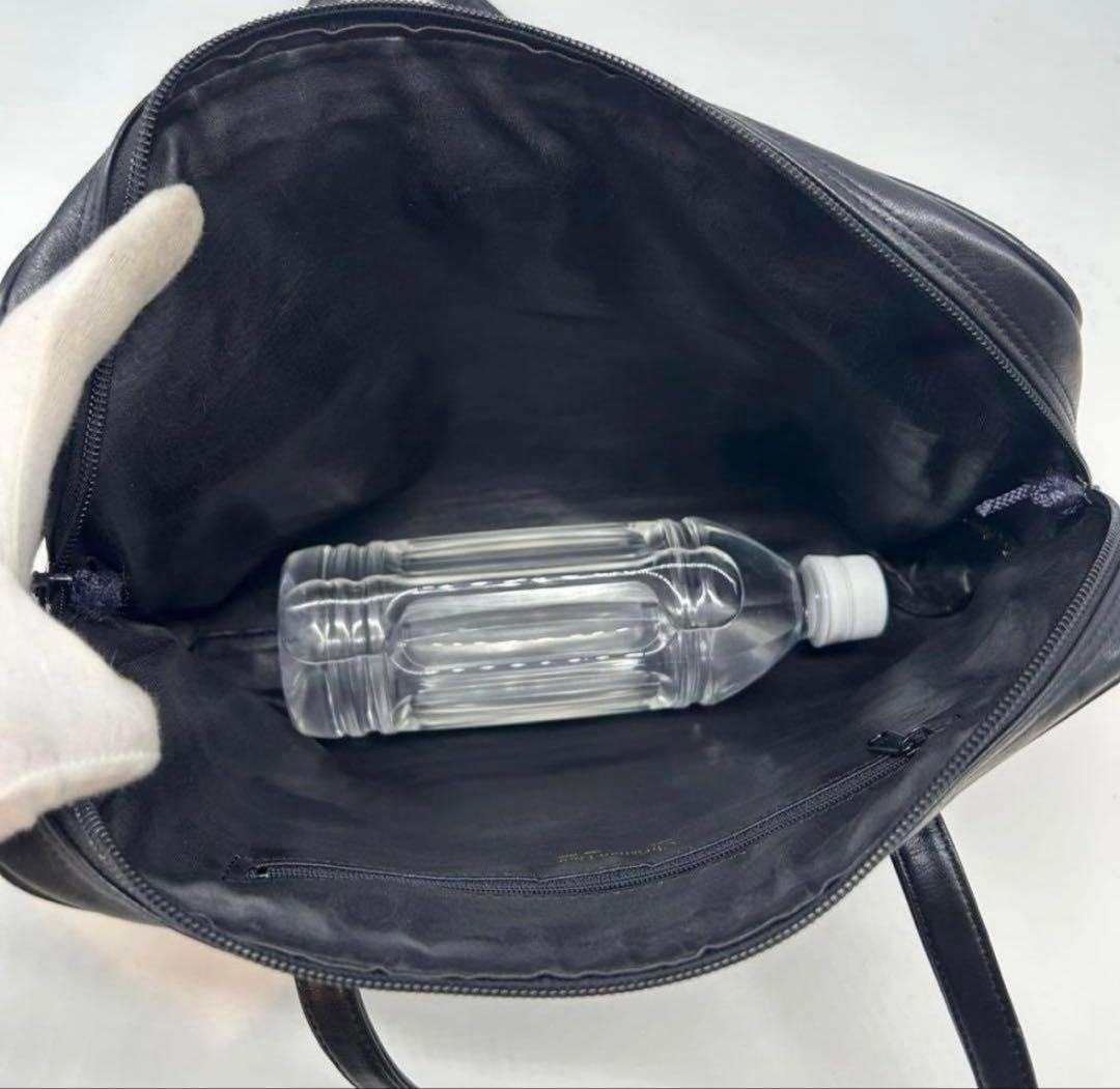 Dior CD金具 レザー ショルダーバッグ オールレザー ブラック