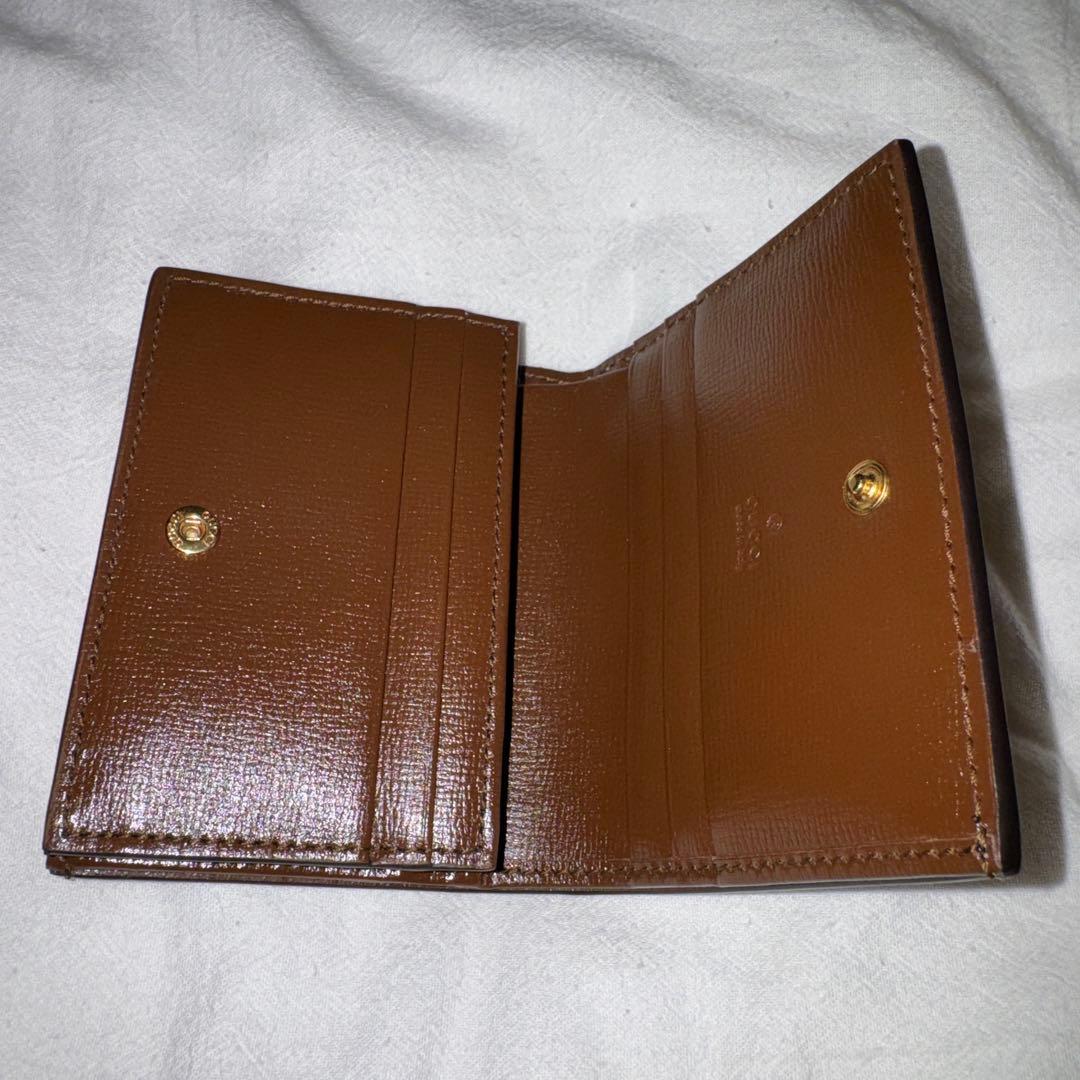 【GUCCI】 グッチ ハートモチーフ 二つ折り財布