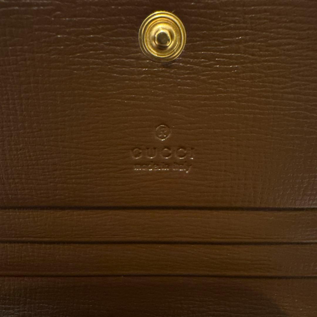 【GUCCI】 グッチ ハートモチーフ 二つ折り財布
