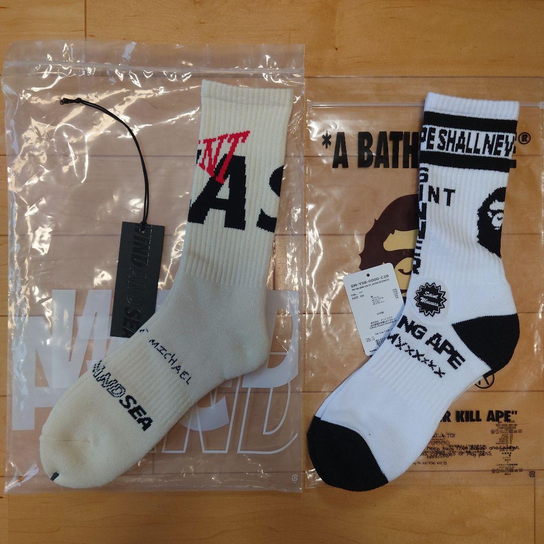 SAINTMICHAEL BAPE WINDANDSESソックスセントマイケル