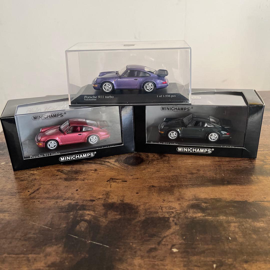 ミニカー MINICHAMPS Porsche 911 turbo 1/43