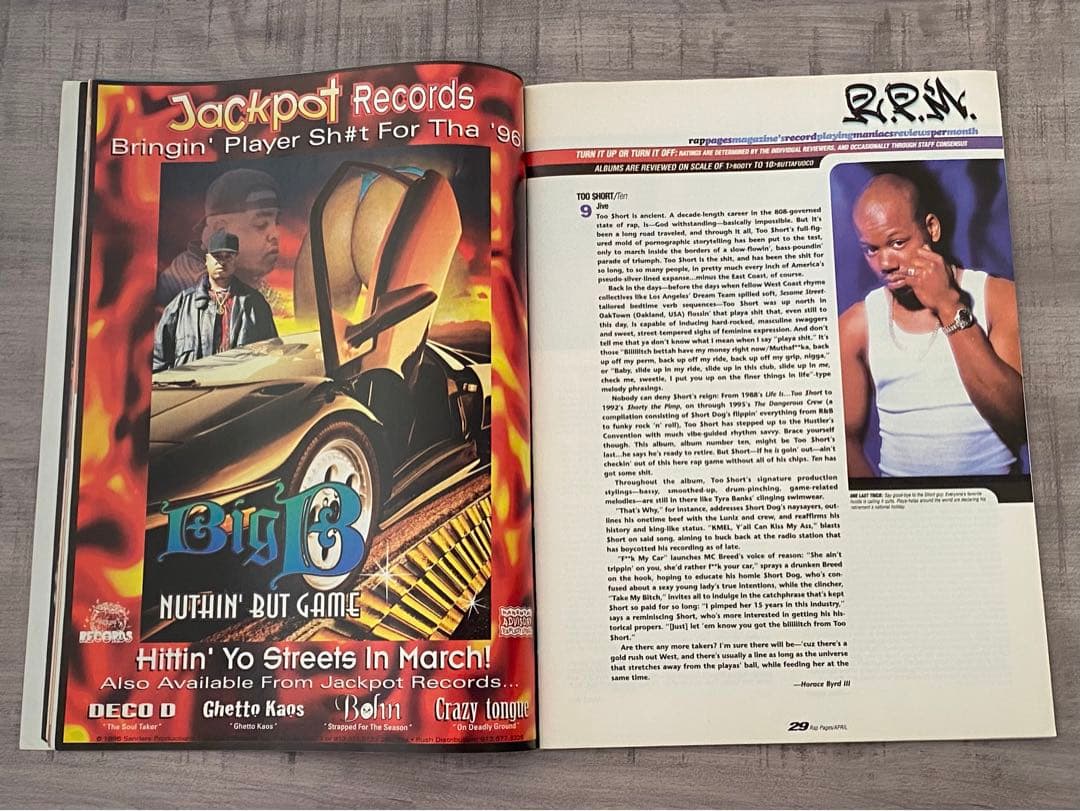 洋楽 DJ Premier Gangstarr RAP PAGES HIPHOP