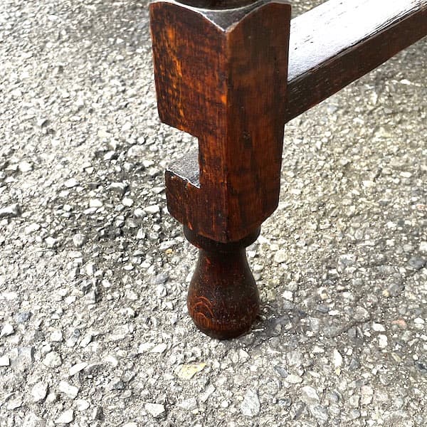 イギリスアンティーク　ゲートレッグバタフライテーブル　ツイストレッグ