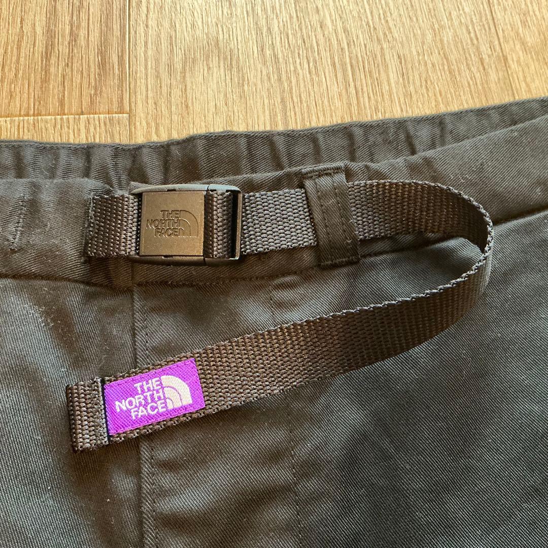 PURPE LABEL ストレッチツイルワイドテーパードパンツ　ブラック　36