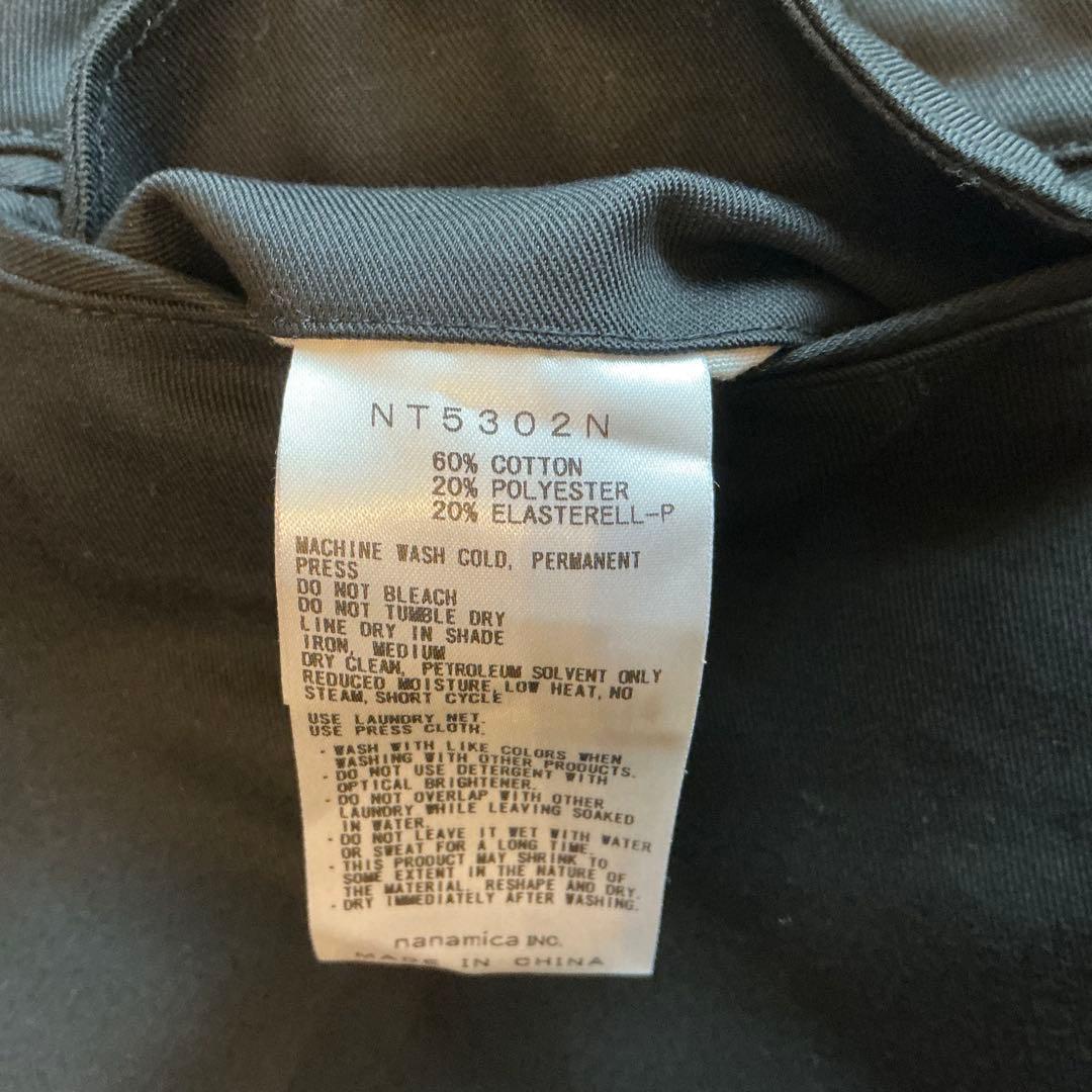 PURPE LABEL ストレッチツイルワイドテーパードパンツ　ブラック　36