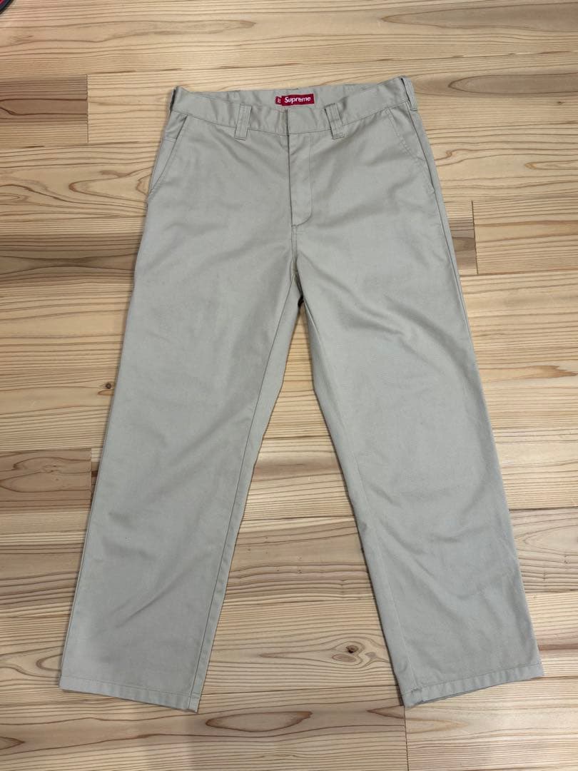 supreme チノパン 32 ワークパンツ