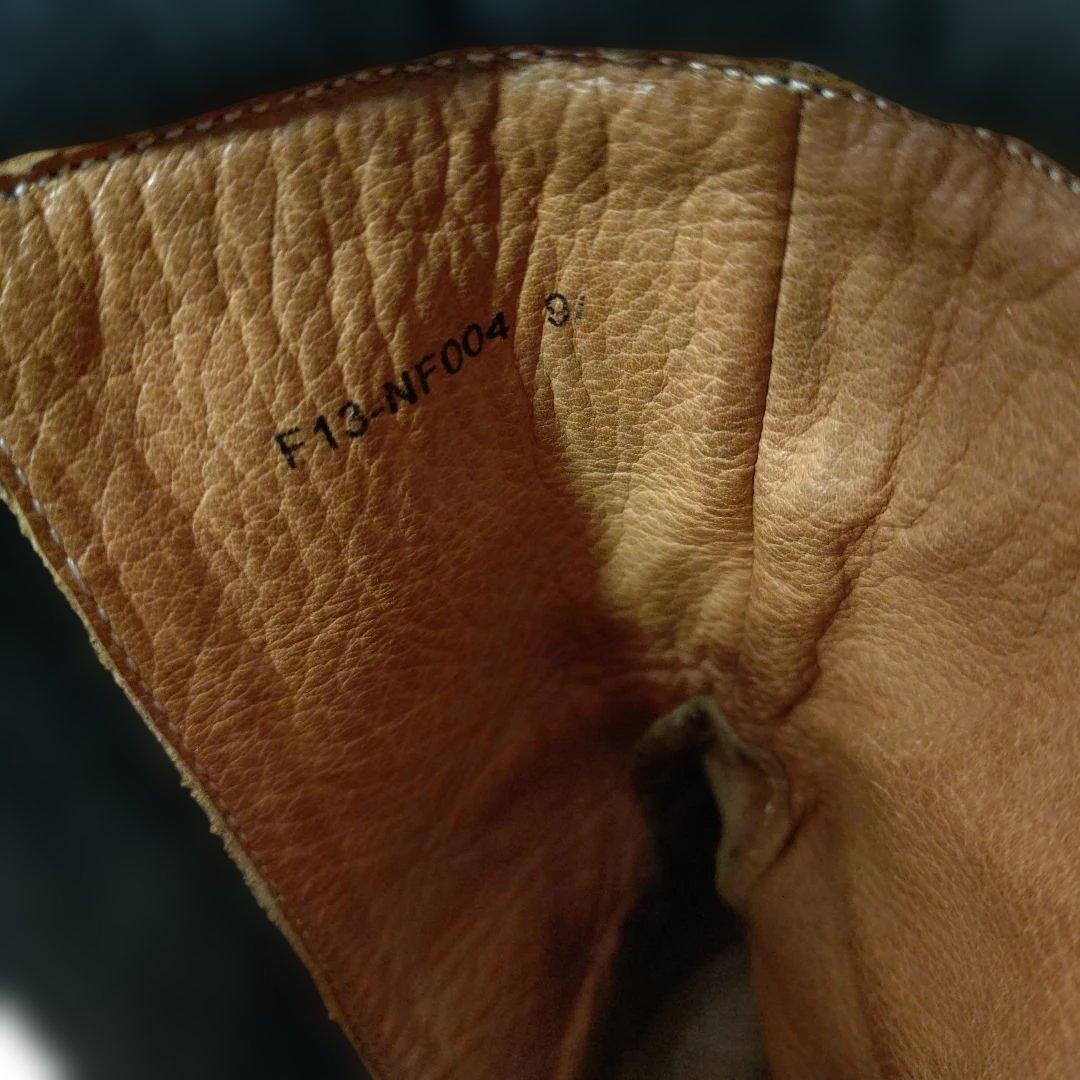 ナンバーナイン 黒 レザー ミリタリーブーツ ジッパー付き最終価格