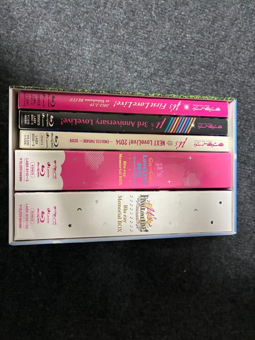 ラブライブ！ μ's  ライブ Blu-ray セット 限定BOX付き