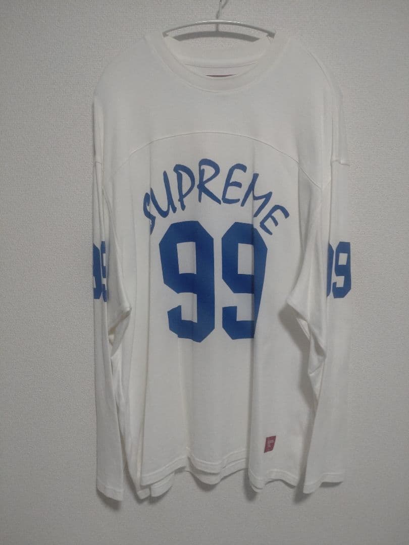 トップス Supreme 99 L/S Football Top Stone XXL