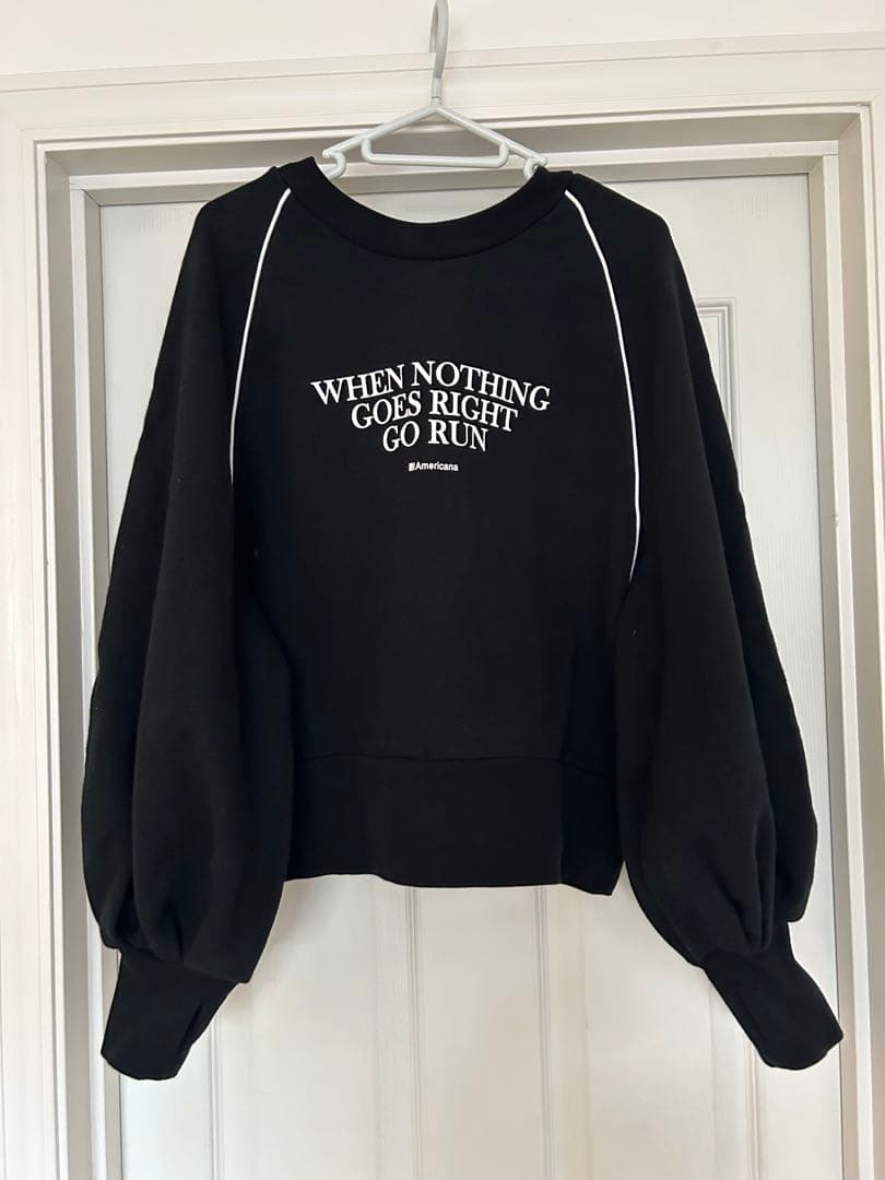 Americana JEANS FACTORY ボリュームスリーブ スウェット