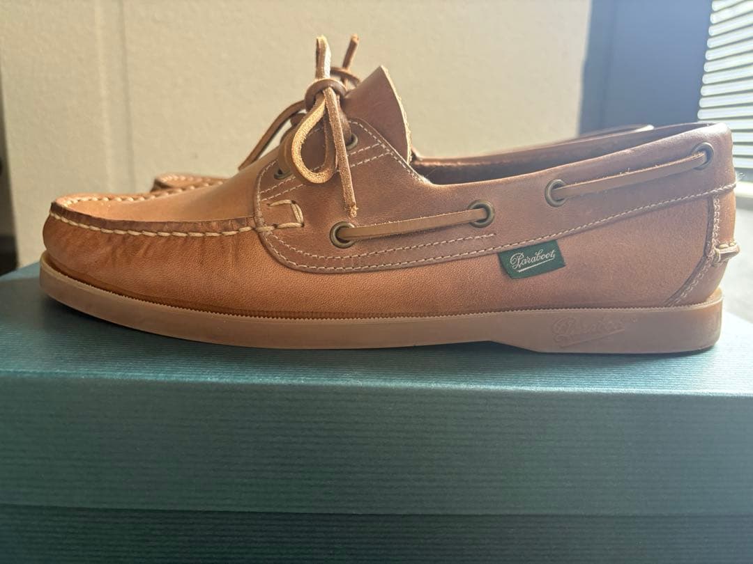 ビームスF別注:Paraboot/BARTH クロムエクセルレザーデッキシューズ