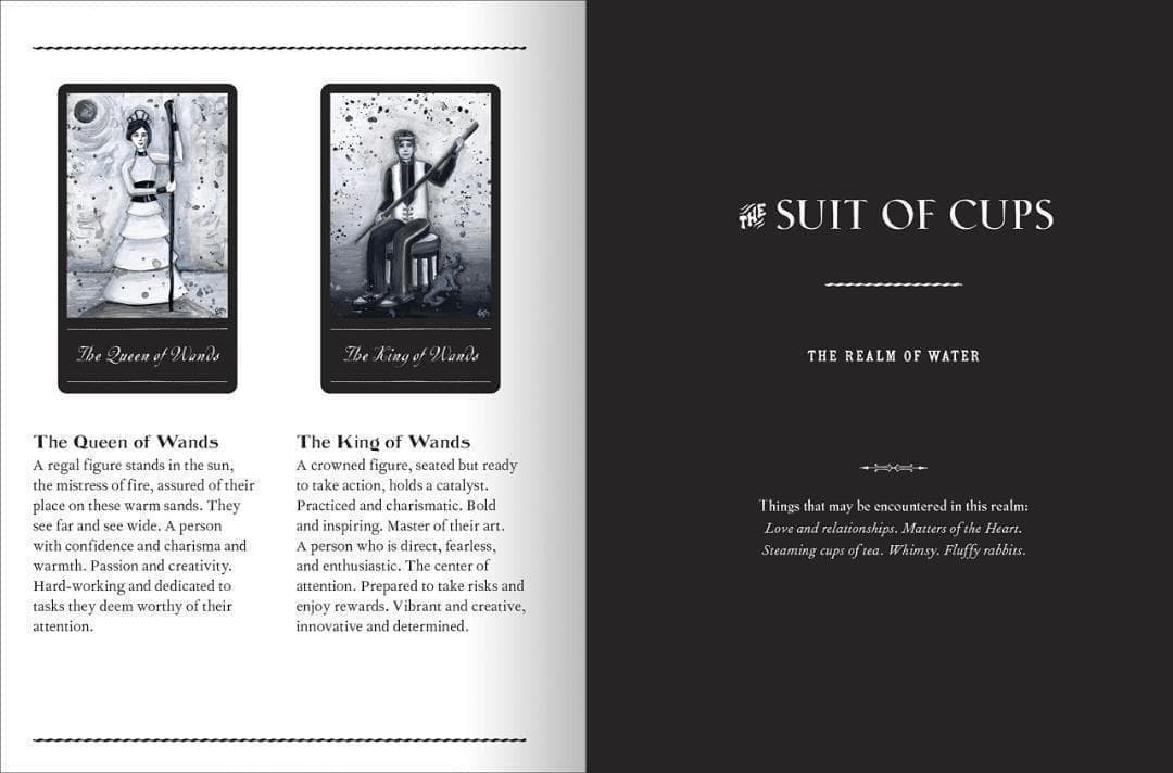 【セール特価品】正規品タロットカード✨白黒の世界の幻影デッキ モノクロ