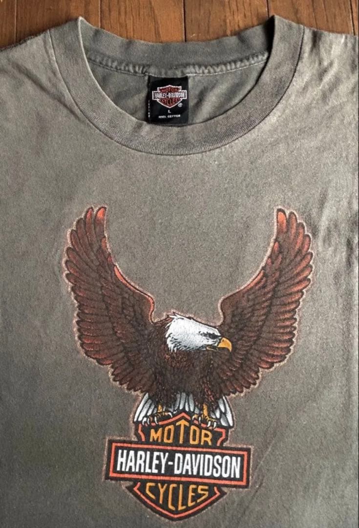 HarleyDavidson 90s USA製 半袖 ビンテージ tシャツ L