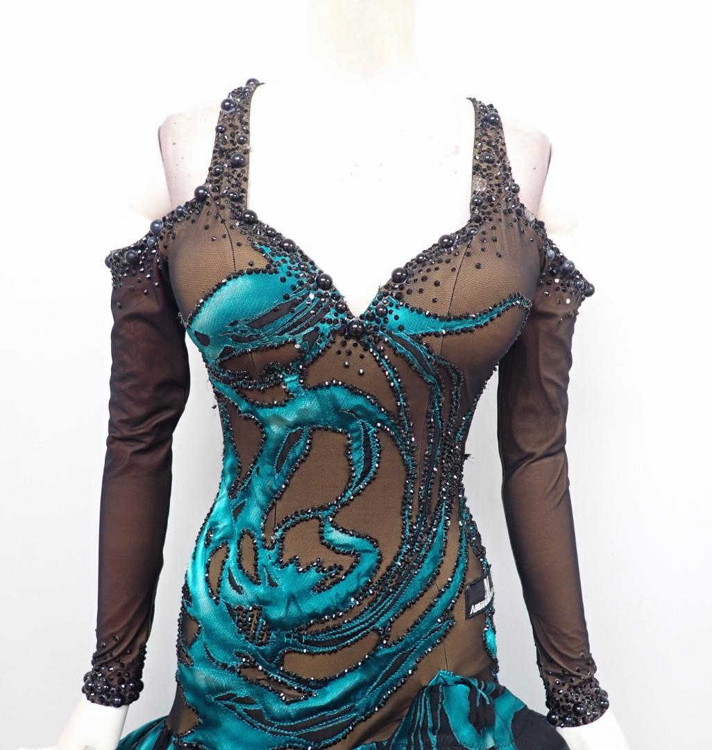 Y5420★定30万★SM【ABRAHAM MARTINEZ】ラテンドレス★社交