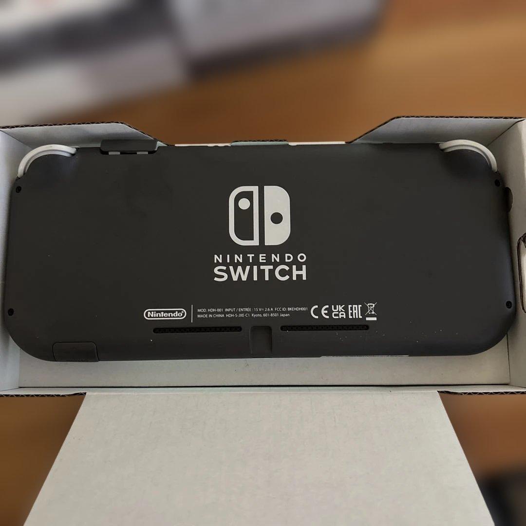 超美品　ほぼ未使用Nintendo Switch Lite グレー