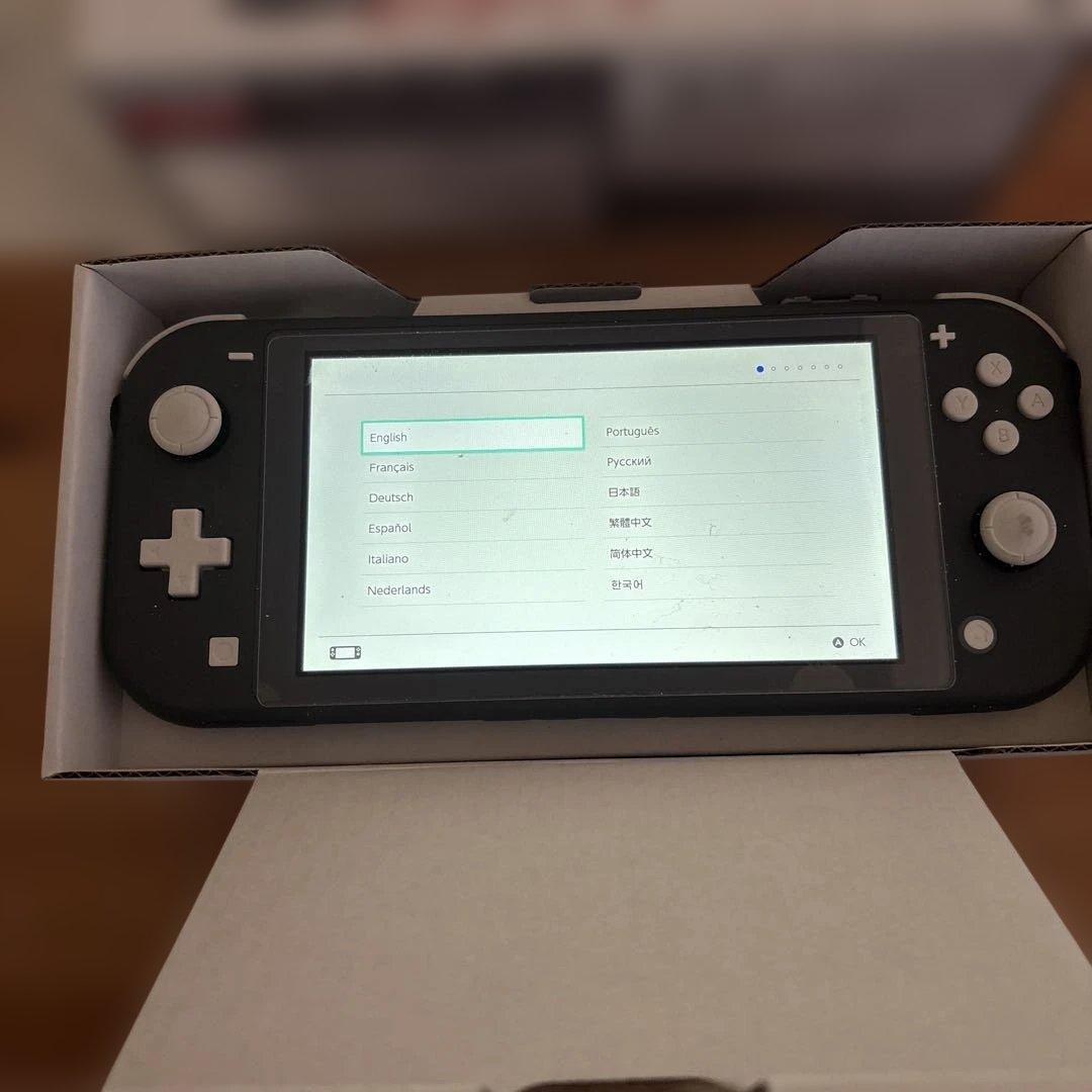 超美品　ほぼ未使用Nintendo Switch Lite グレー