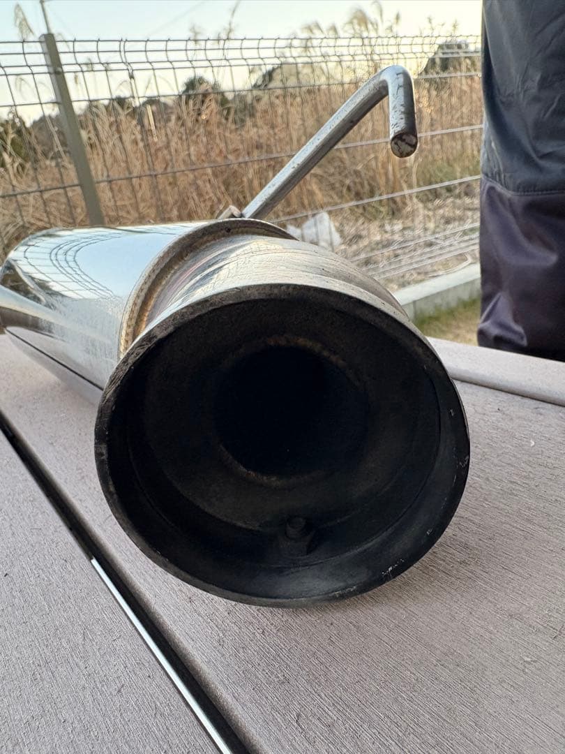 jb23 ジムニー　ショート砲弾マフラー J-FORCE製