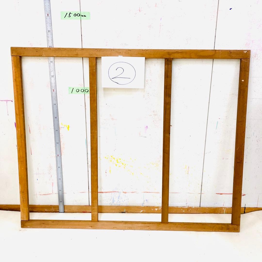 絵画用 木枠 キャンバス枠 F100号 杉材 KISO刻印 良品 送料込み ②