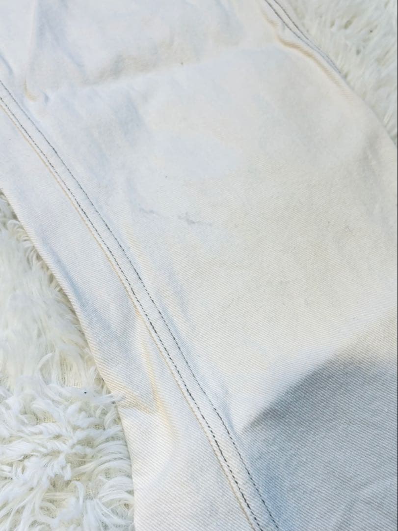 Lafayette ホワイト デニムジャケット Lサイズ