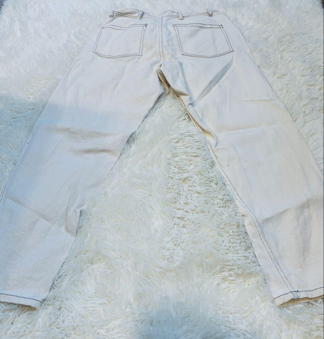 Lafayette ホワイト デニムジャケット Lサイズ