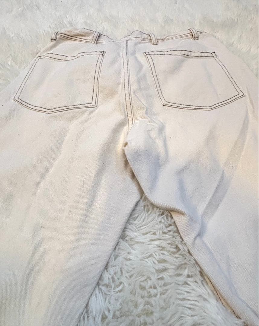 Lafayette ホワイト デニムジャケット Lサイズ